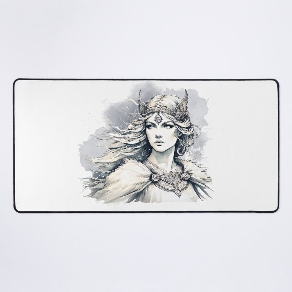 Item preview, The Warrior Valkyrie: Freyja, Norse Goddess of Love and Battle designed and sold by MiguelTanavon.