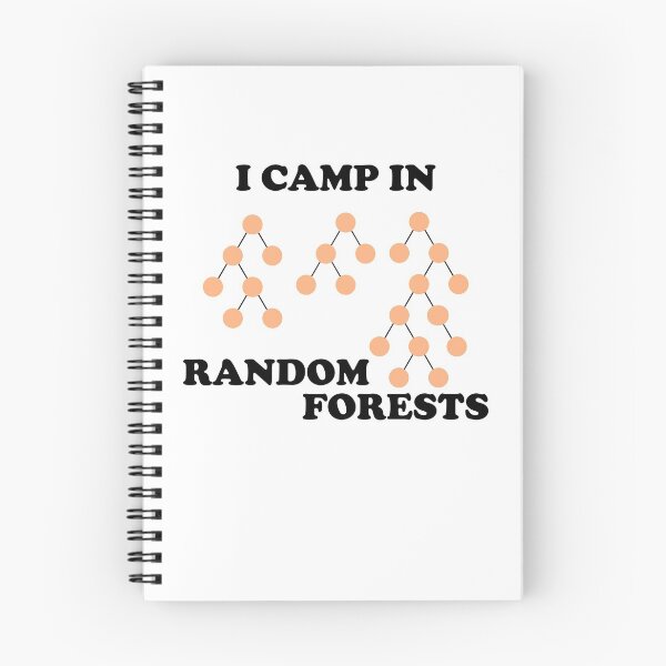 Item preview, Acampo en bosques al azar designed and sold by EncodedShirts.