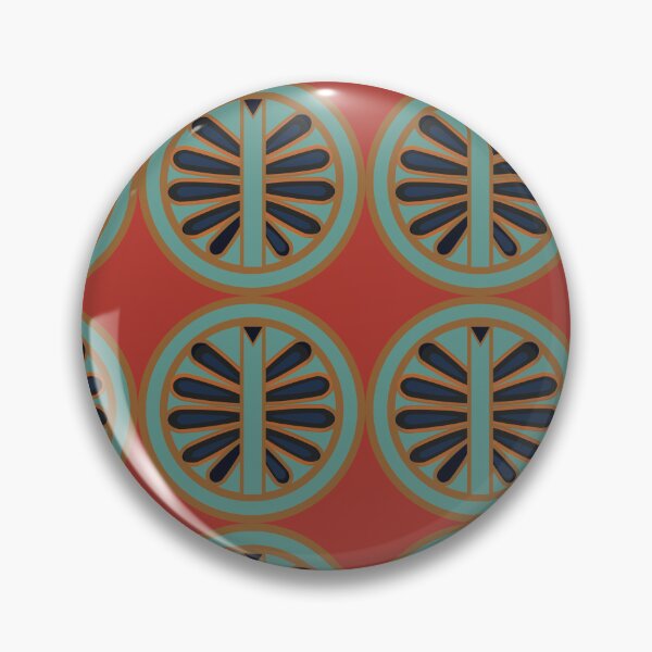 Item preview, red shapes circular patterns design, circle, circular, round, halftone, art, striped, vector, minimal, style, shape, well, contrasting, artistic, designed and sold by handmadehipsters.