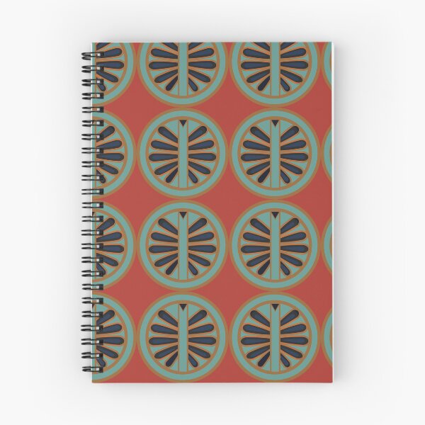 Item preview, red shapes circular patterns design, circle, circular, round, halftone, art, striped, vector, minimal, style, shape, well, contrasting, artistic, designed and sold by handmadehipsters.