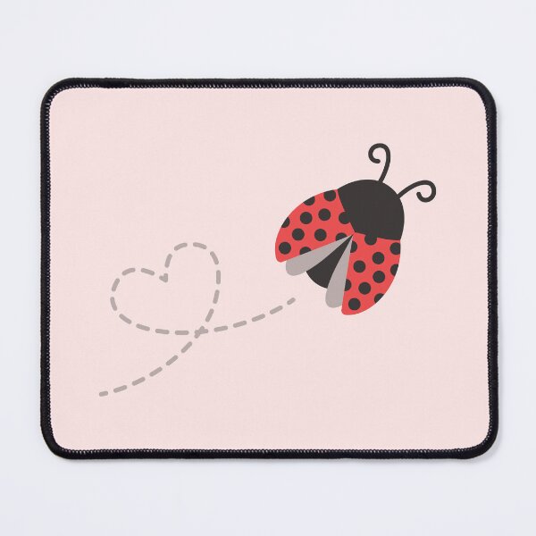 Item preview, Cute Flying Ladybug Leaving A Heart Trail designed and sold by rustydoodle.