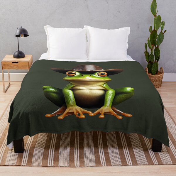 Item preview, Cowboy Hat Frog designed and sold by FarmOfCuties.