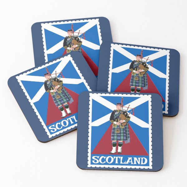 Item preview, Scotland Bagpiper designed and sold by Sfumata Illustration.