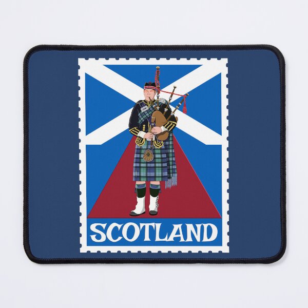 Item preview, Scotland Bagpiper designed and sold by Sfumata Illustration.