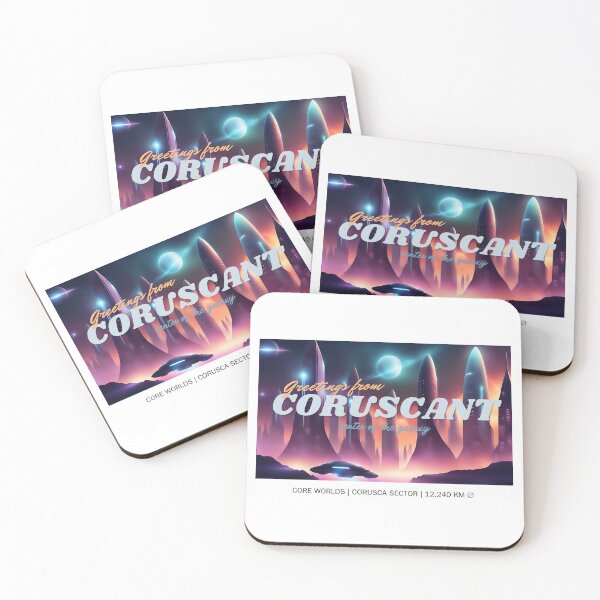Item preview, Greetings from Coruscant! designed and sold by qlossycherry.