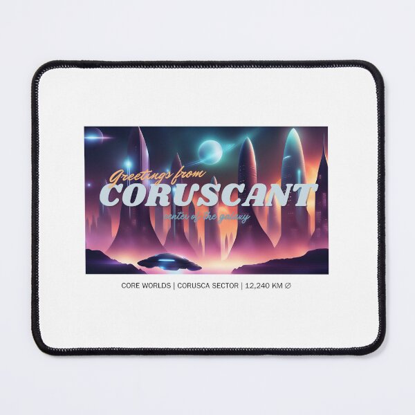 Item preview, Greetings from Coruscant! designed and sold by qlossycherry.