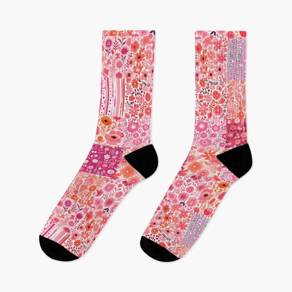 Item preview, Pink Floral Patchwork  designed and sold by OLAIZA.