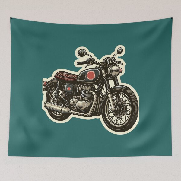 Item preview, Retro Motorcycle designed and sold by Aise06.