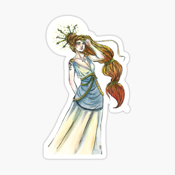 High priestress of wind and fire Sticker