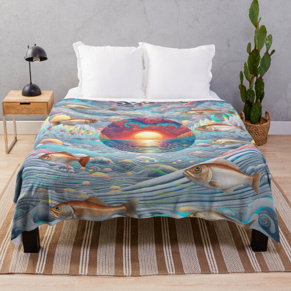 Item preview, Fish Sunset designed and sold by Icarusismart.