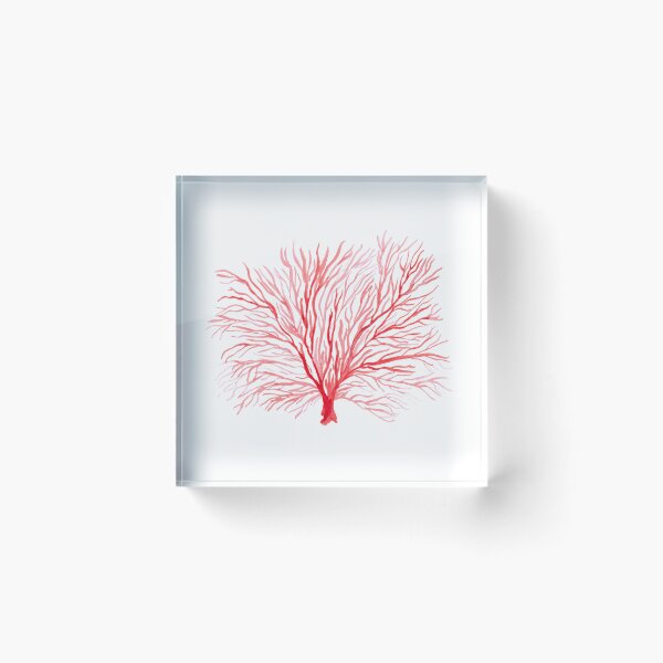 Item preview, Red Sea Coral Reef Watercolor designed and sold by Artbymonika.