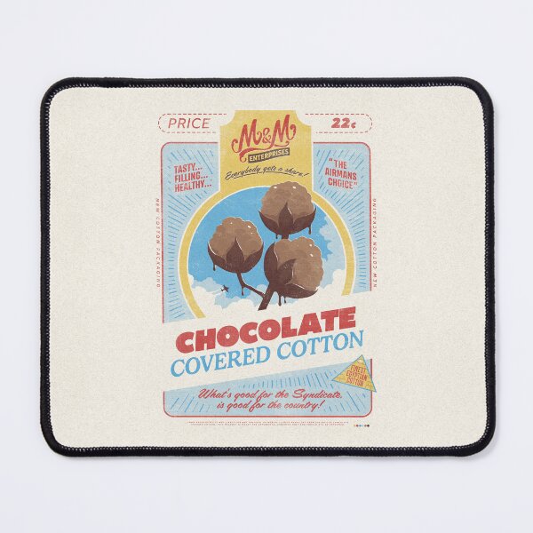 Item preview, Chocolate Covered Cotton Advert from M&M Enterprises designed and sold by Shapes & Fragments.