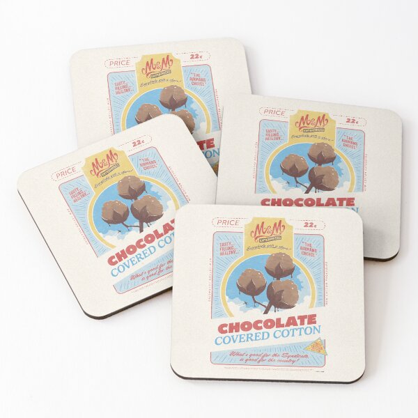 Item preview, Chocolate Covered Cotton Advert from M&M Enterprises designed and sold by Shapes & Fragments.