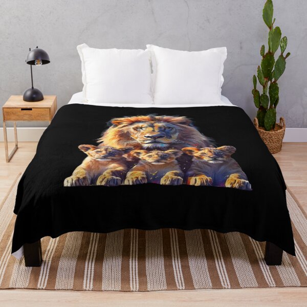 Item preview, Father Lion and His Cubs ll designed and sold by LeahArts159.