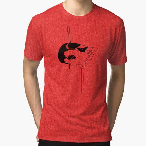 Aerial Silks Half-Monty Tri-blend T-Shirt