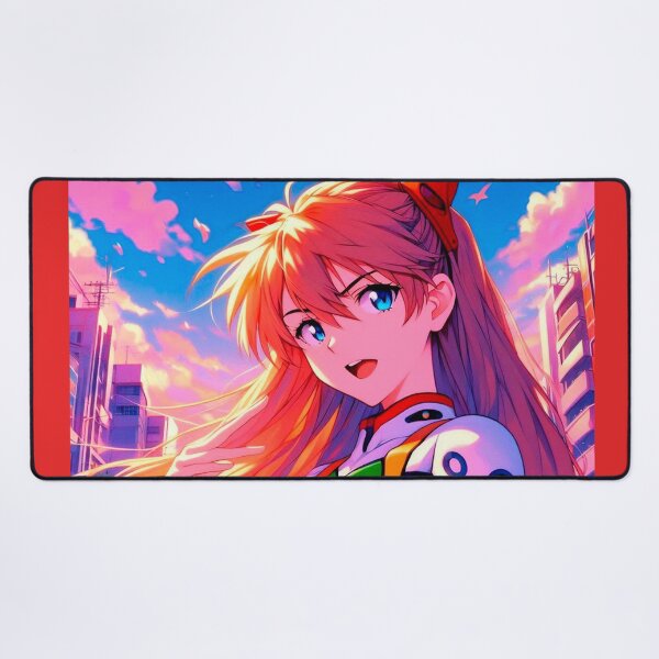 Item preview, Asuka from Evangelion at sunset designed and sold by Xopshi.