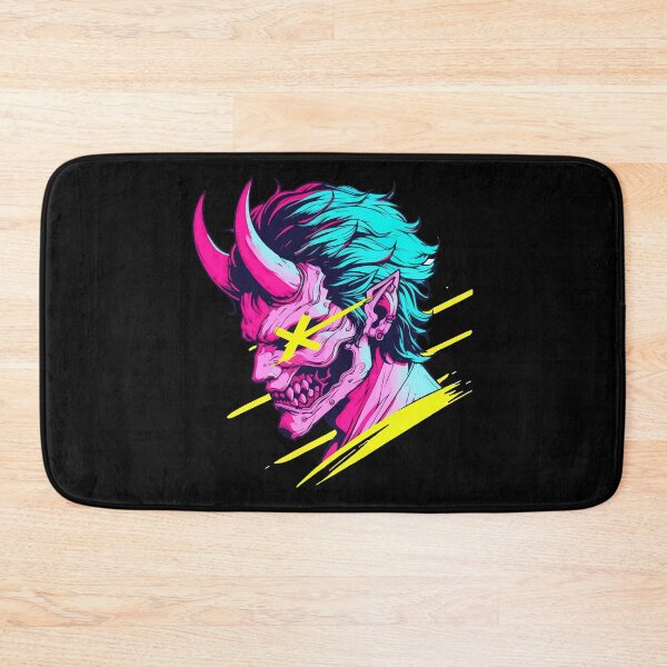 Item preview, Cool Oni Yokai Hannya Ogre Neon Art designed and sold by TomFrontierArt.