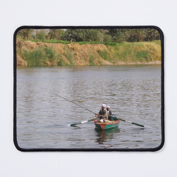 Item preview, Aswan, Egypt - Egyptian fishermen on the Nile designed and sold by photophantom.