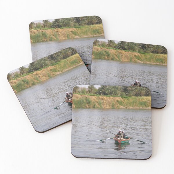 Item preview, Aswan, Egypt - Egyptian fishermen on the Nile designed and sold by photophantom.
