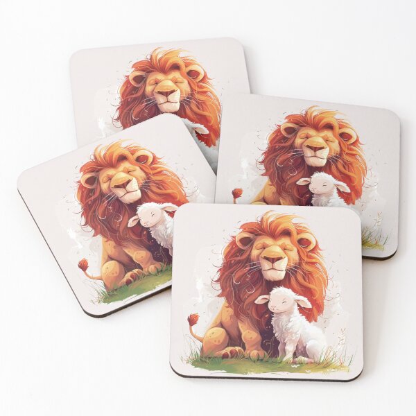 Item preview, Children's Lion and The Lamb designed and sold by alissachristine.