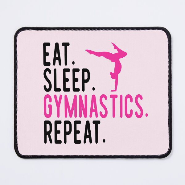 Item preview, Eat Sleep Gymnastics Repeat designed and sold by Jeallan Designs.