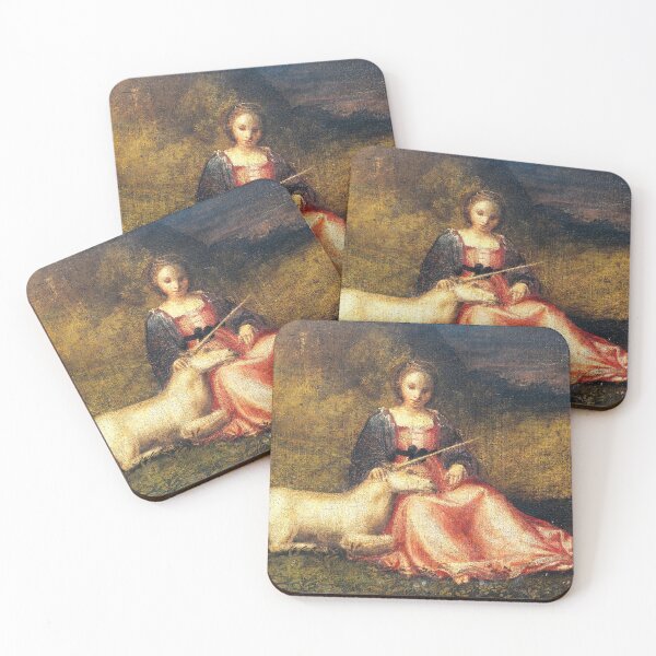 Item preview, LADY AND UNICORN Renaissance Allegory designed and sold by BulganLumini.