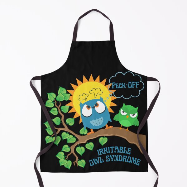 Item preview, Funny Irritable Owl Syndrome Humorous Peck-Off Design designed and sold by MTJ-Mushrooms.