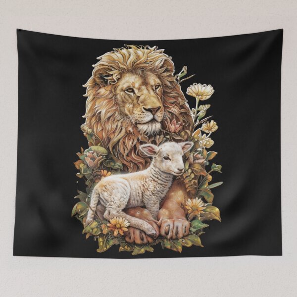 Item preview, Lion and The Lamb designed and sold by alissachristine.