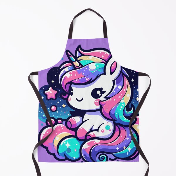 Aperçu de l'œuvre Licorne arc-en-ciel scintillante - Style adorable créée et vendue par Brudy-R.