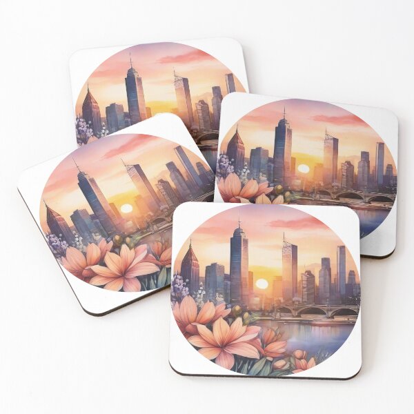 Item preview, City Sunset Sticker (1408) designed and sold by WASjourney.