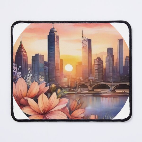 Item preview, City Sunset Sticker (1408) designed and sold by WASjourney.