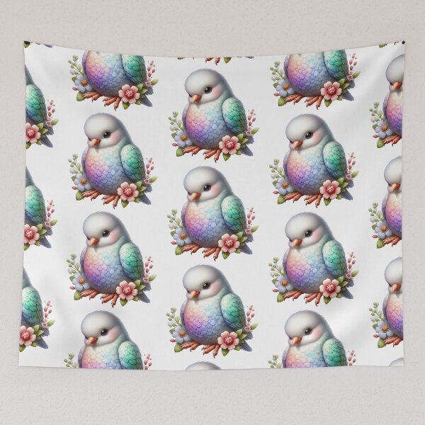 Item preview, Rainbow Dove designed and sold by CookieandShadow.