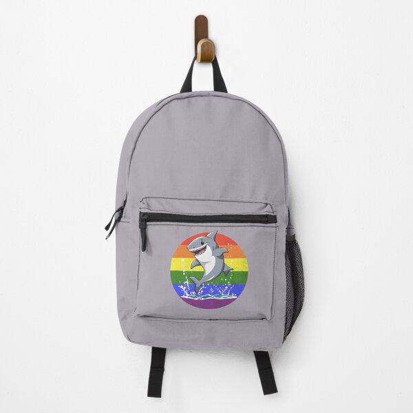 Item preview,  Funny Pride Shark Rainbow LGBT Flag  designed and sold by MomentumCloset.