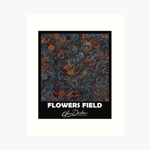 Aperçu de l'œuvre Flowers field 67 créée et vendue par olivier duchossoir.