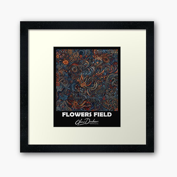 Aperçu de l'œuvre Flowers field 67 créée et vendue par olivier duchossoir.