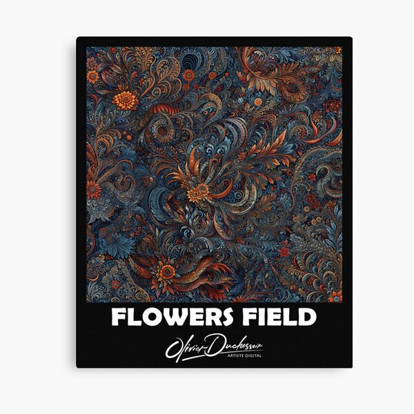 Aperçu de l'œuvre Flowers field 67 créée et vendue par olivier duchossoir.