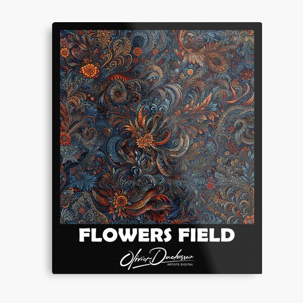 Aperçu de l'œuvre Flowers field 67 créée et vendue par olivier duchossoir.