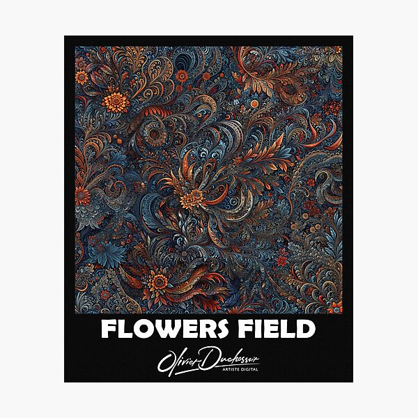 Aperçu de l'œuvre Flowers field 67 créée et vendue par olivier duchossoir.