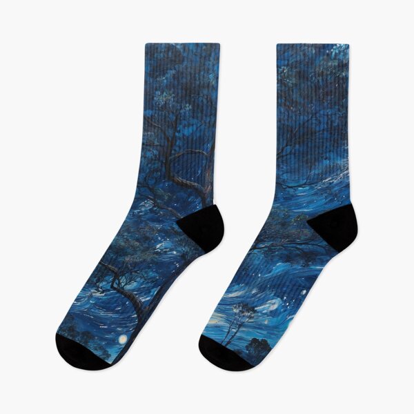Item preview, Night Sky With Trees  designed and sold by Sadia  Jannat.