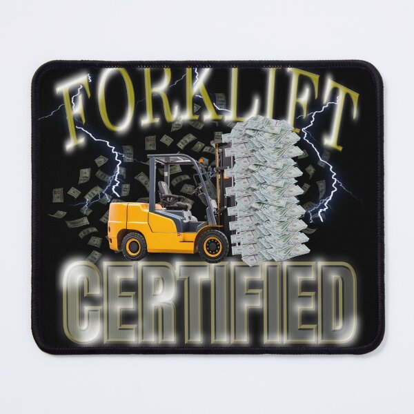 Item preview, funny forklift certified operator designed and sold by Brownpants.