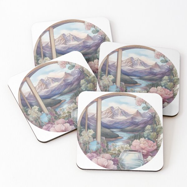 Item preview, Mountain Lake Relaxation Sticker (1419) designed and sold by WASjourney.