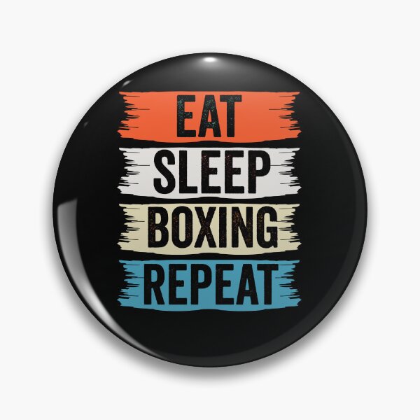 Item preview, Boxing Eat Sleep Repeat Fitness Motivational designed and sold by BOUCHERIT amine.