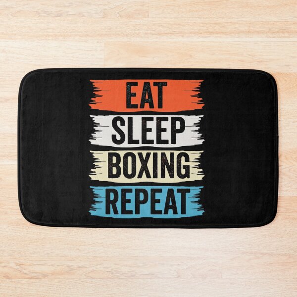 Item preview, Boxing Eat Sleep Repeat Fitness Motivational designed and sold by BOUCHERIT amine.