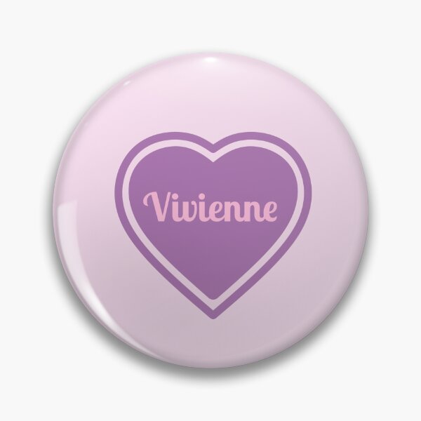 Item preview, Vivienne Name Girl Purple designed and sold by Monika Howarth.