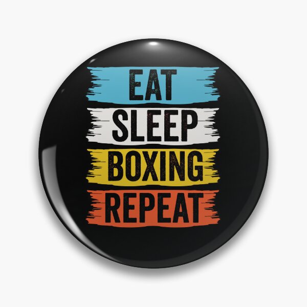 Item preview, Boxing Eat Sleep Repeat Fitness Motivational designed and sold by BOUCHERIT amine.