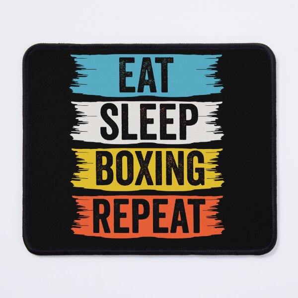 Item preview, Boxing Eat Sleep Repeat Fitness Motivational designed and sold by BOUCHERIT amine.