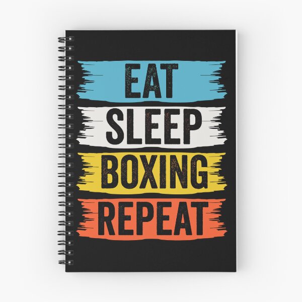 Item preview, Boxing Eat Sleep Repeat Fitness Motivational designed and sold by BOUCHERIT amine.