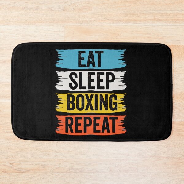 Item preview, Boxing Eat Sleep Repeat Fitness Motivational designed and sold by BOUCHERIT amine.