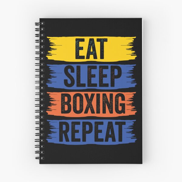 Item preview, Boxing Eat Sleep Repeat Fitness Motivational designed and sold by BOUCHERIT amine.