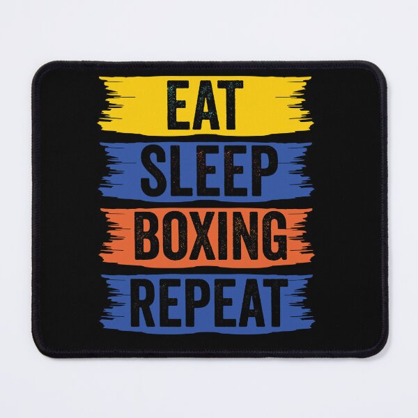 Item preview, Boxing Eat Sleep Repeat Fitness Motivational designed and sold by BOUCHERIT amine.